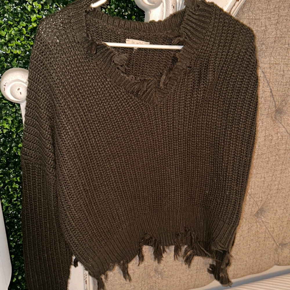 Slightly worn sweater